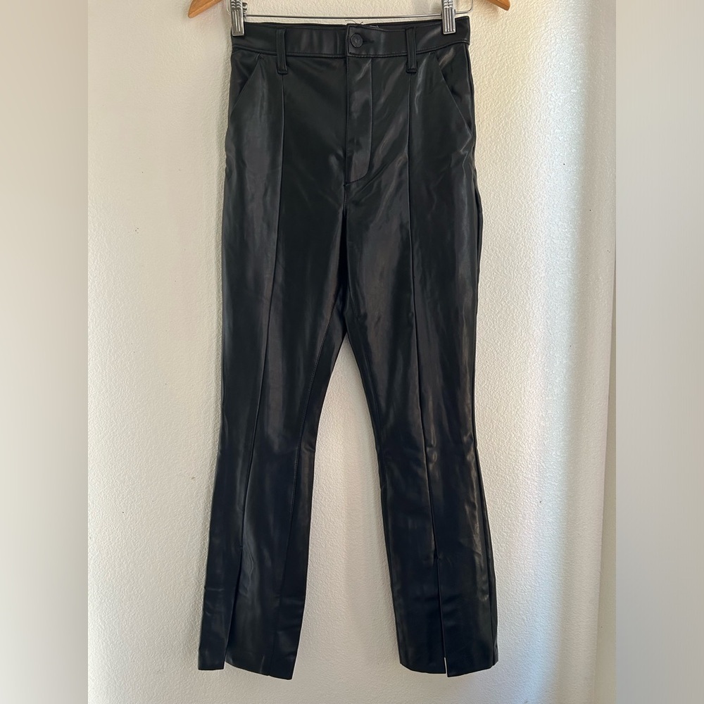 Abercrombie & Fitch | Ultra High Rise Skinny Faux Leather Pants - Picture 5 of 14